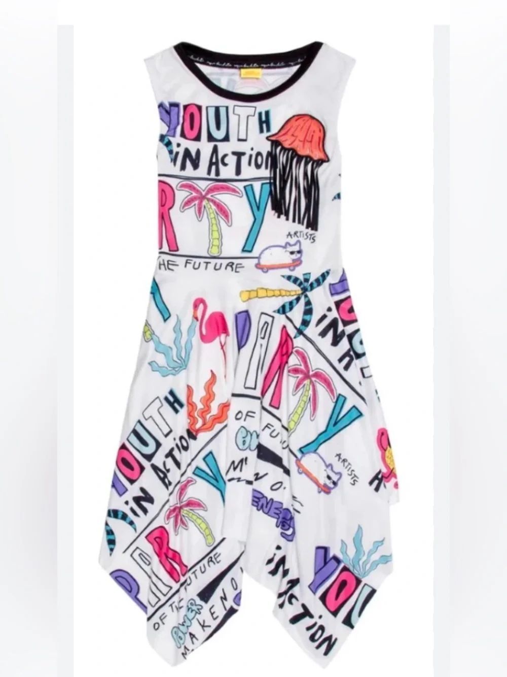 Agua Bendita Girls Pauline Plash Dress.